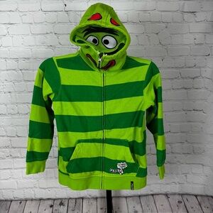 Volcom Yo Gabba Gabba Brobee Hoodie Zip Up Sweatshirt Size Large
